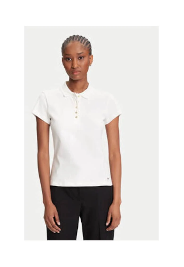 Tricou Polo  Ecru, 96% bumbac, 4% elastan, Ecru