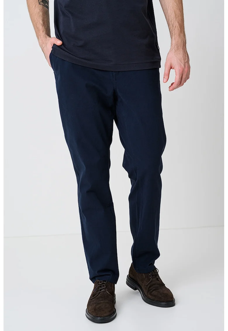 Pantaloni chino regular fit Mott, Bleumarin