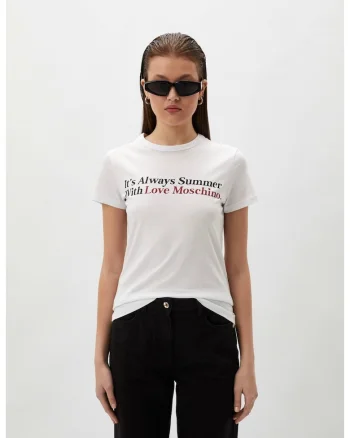 Tricou cu imprimeu 101699, Alb