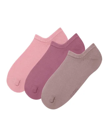 Set de sosete foarte scurte uni - 3 perechi