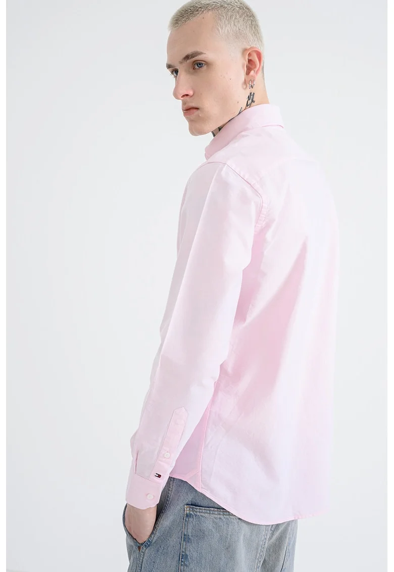 Camasa regular-fit cu guler Oxford, Roz pastel