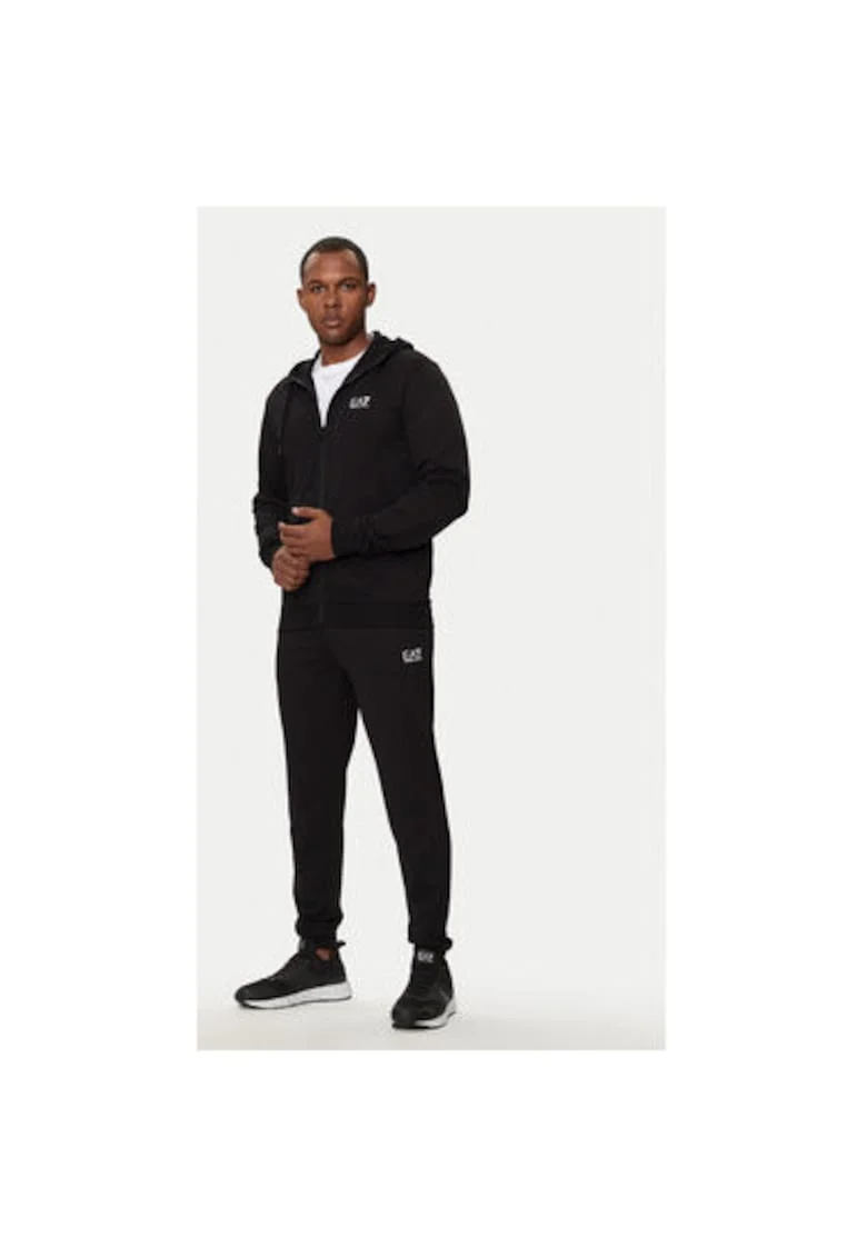Hanorc barbati  Emporio Armani, 8NPM33 PJVRZ, Bumbac, M INTL, Negru