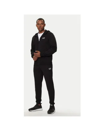 Hanorc barbati  Emporio Armani, 8NPM33 PJVRZ, Bumbac, M INTL, Negru
