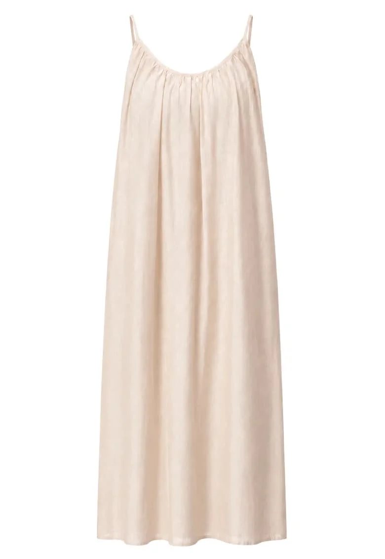Rochie Maxi  Captusita, Bej Natural