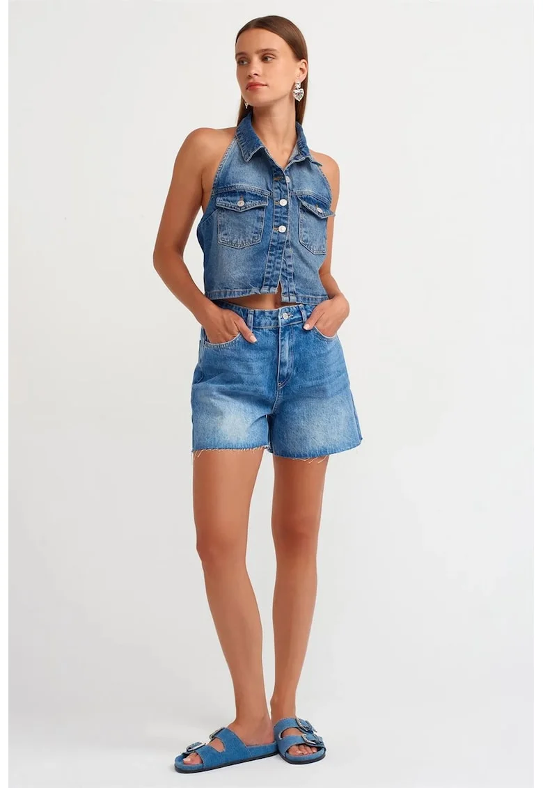 Pantaloni scurți  albastru, Albastru inchis/Albastru