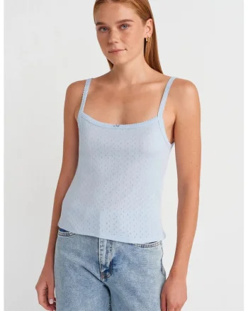 Bluze dama,  casual, detaliu funda, albastru deschis, 50% bumbac, 50% modal