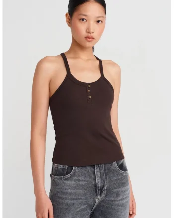 Bluze dama,  tricotata, casual, maro cafea, 47% bumbac, 47% modal, 6% elastan