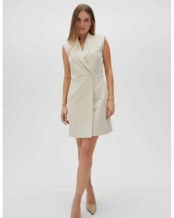 Rochie Eleganta Bej, Bej