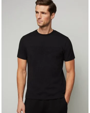 Tricou  Am Emboss HM500779 Negru, Negru