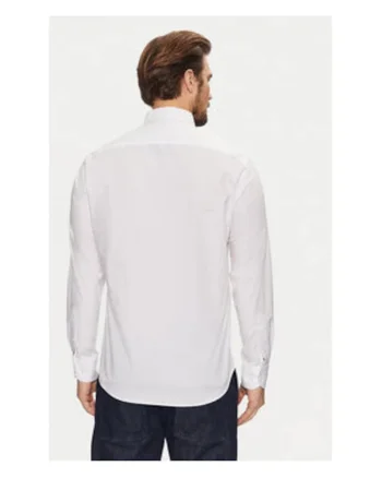 Camasa Barbati,  Alb, 97% bumbac, 3% elastan,