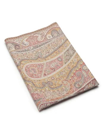 Esarfa din amestec de lana Jamawar, Multicolor