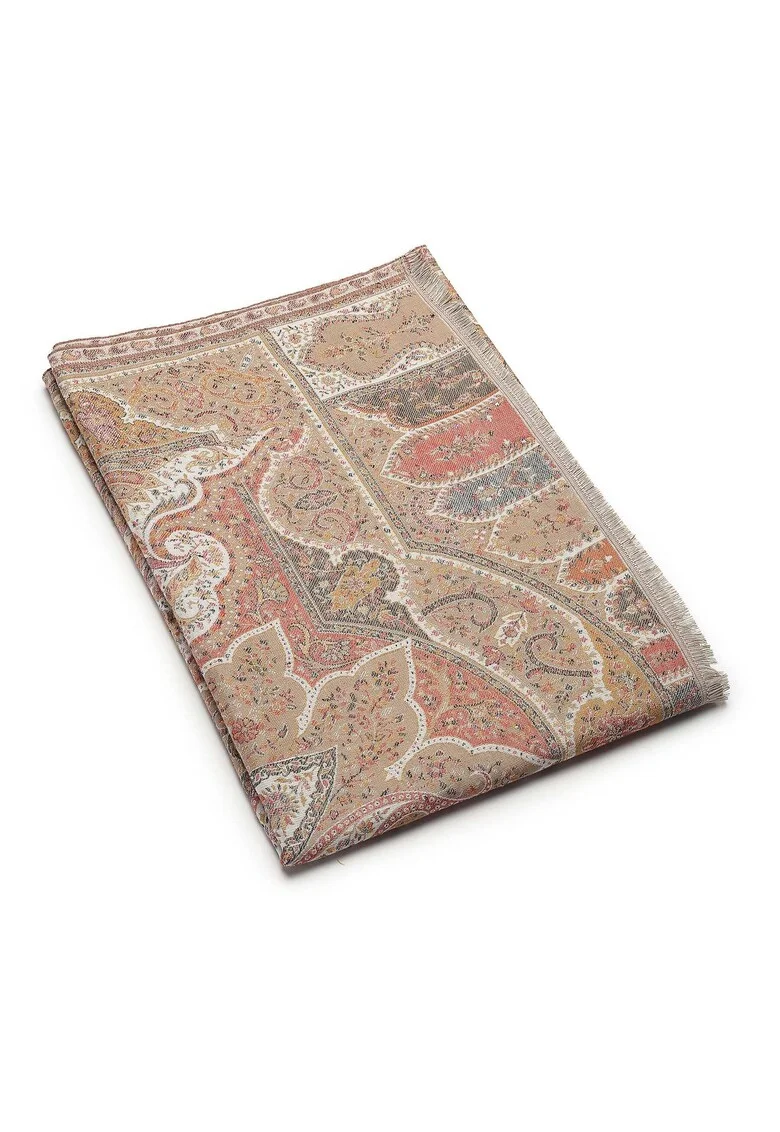 Esarfa cu model paisley Jamawar, Multicolor