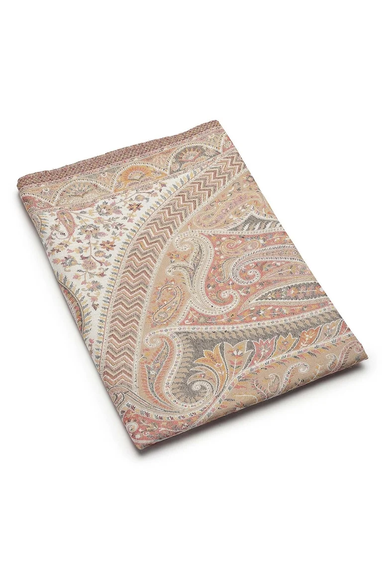 Esarfa cu model paisley Jamawar, Multicolor