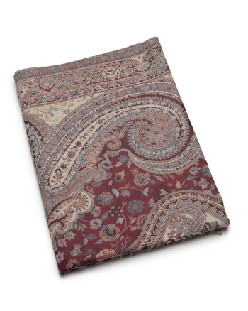 Esarfa cu motive orientale Jamawar, Multicolor