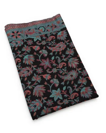 Esarfa din amestec de lana cu model, Multicolor