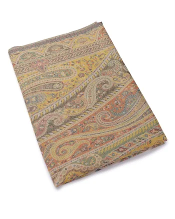 Esarfa din amestec de lana cu model, Multicolor