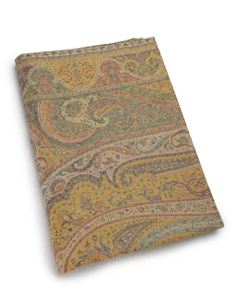 Esarfa din amestec de lana cu model etnic, Multicolor