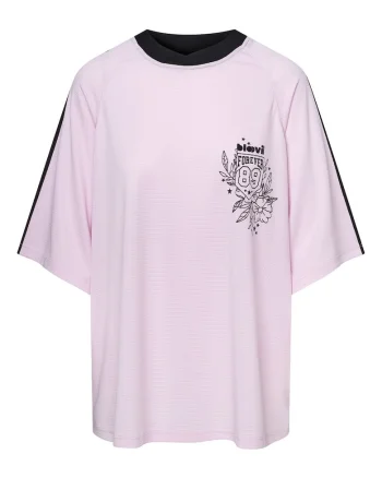 Tricou dama oversize roz pastel Loomy, Roz