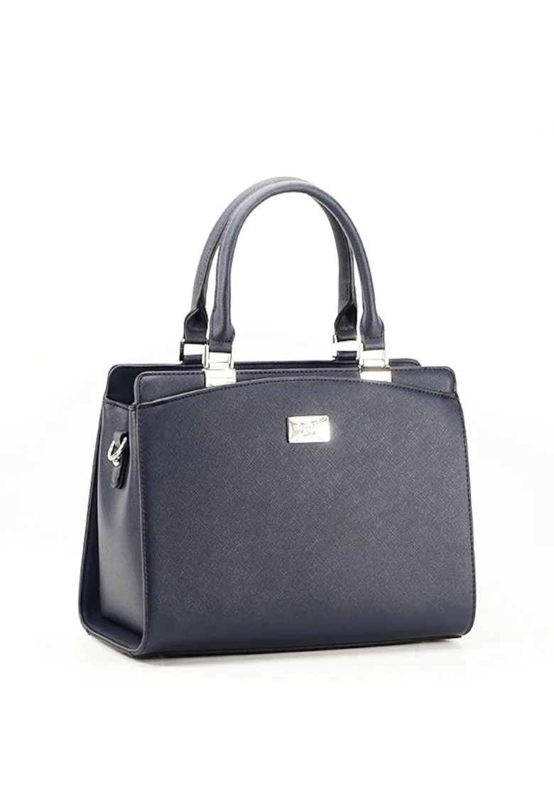 Geanta medie Jeffery, Bleumarin, 30x23x14