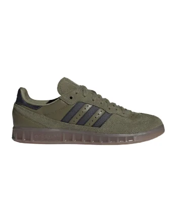Pantofi sport low-cut cu garnituri din piele, Verde masliniu