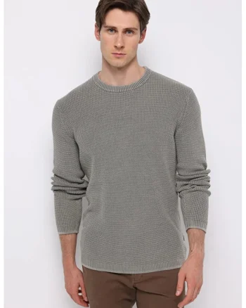 Pulover bărbați  Kaki Regular Fit CL1076731