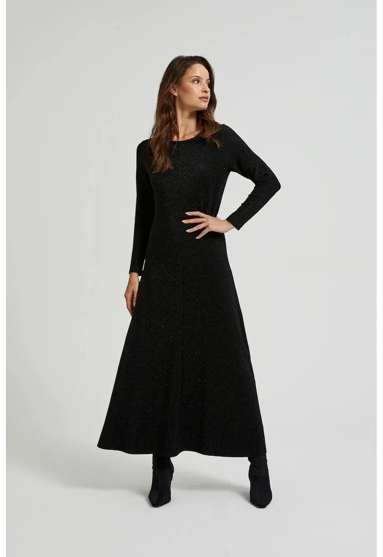 Rochie maxi eleganta neagra, Negru