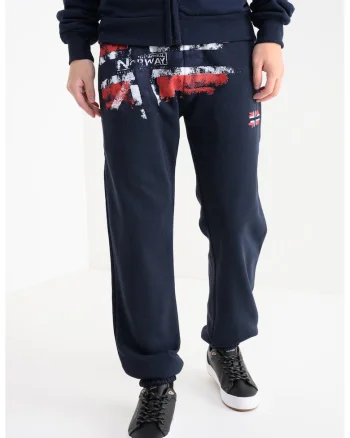 Pantaloni de trening cu logo Mapote, Albastru ultramarin
