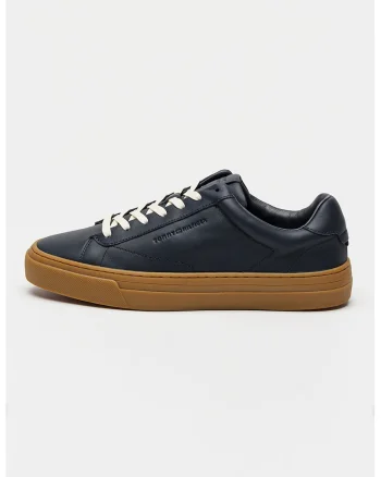 Pantofi sport low-cut de piele Premium, Bleumarin