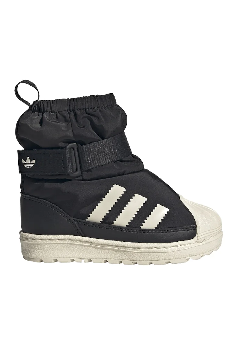 Ghete de zapada cu inchidere velcro Superstar 360, Negru/Bej deschis