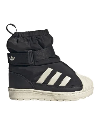 Ghete de zapada cu inchidere velcro Superstar 360, Negru/Bej deschis