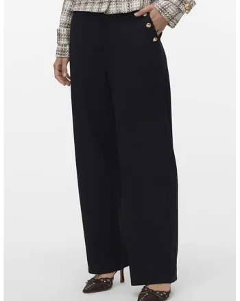 Pantaloni cu croiala ampla, Negru