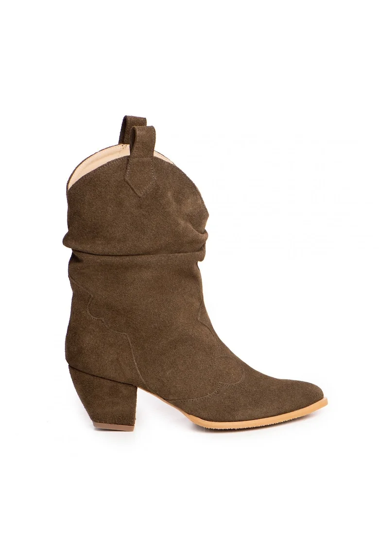 Ciocate Madison Piele Intoarsa Maro
