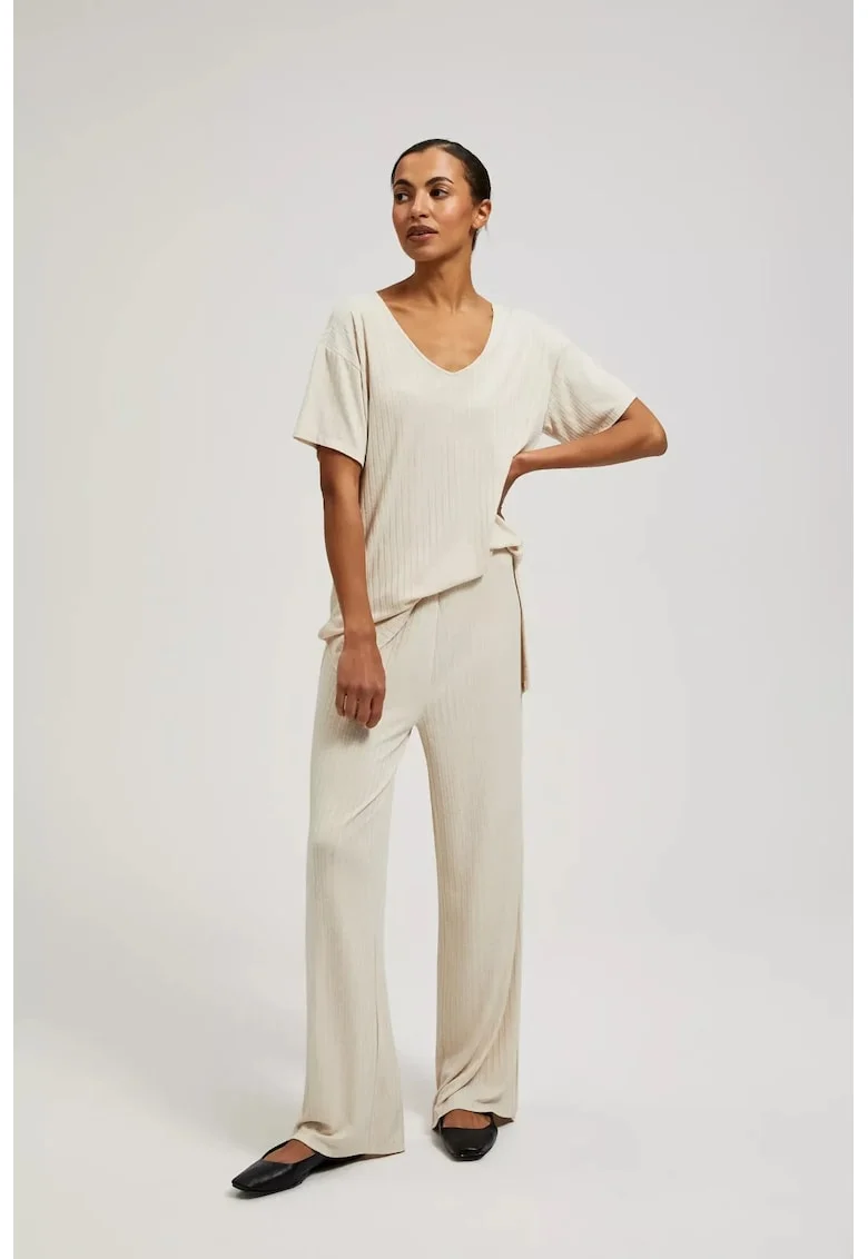 Pantaloni  bej talie, Bej