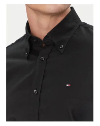 Camasa Barbati,  Negru,100% bumbac