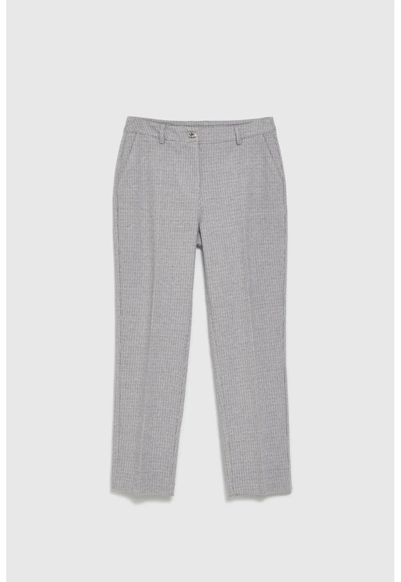 Pantaloni gri cu pliuri, Gri