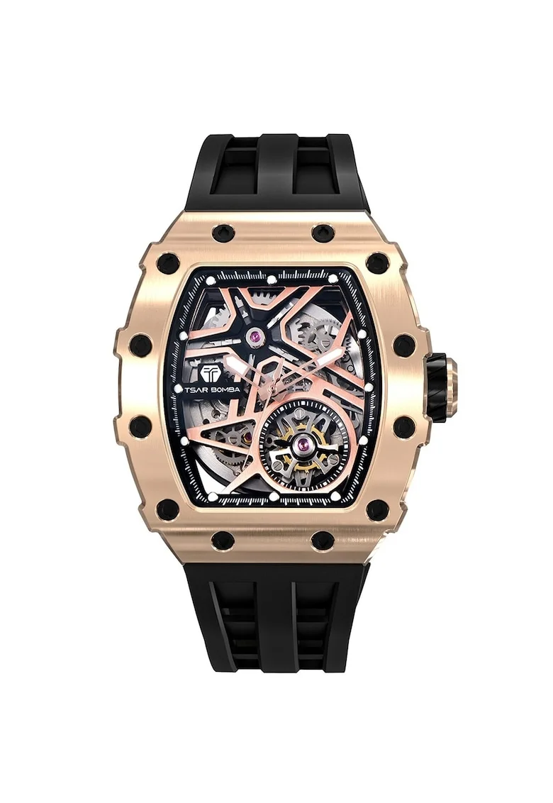 Ceas barbatesc  TB8209A-05, Automatic, 44mm, 5ATM