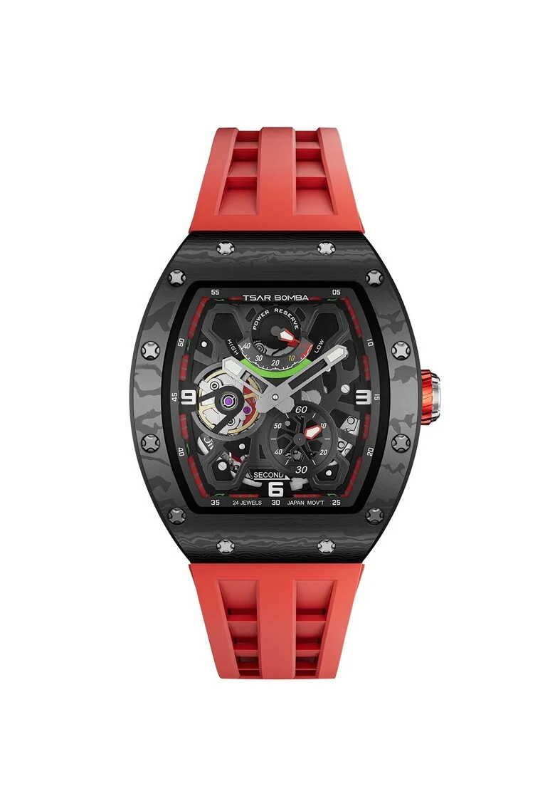 Ceas barbatesc  TB8212CF-02, Automatic, 50mm, 5ATM