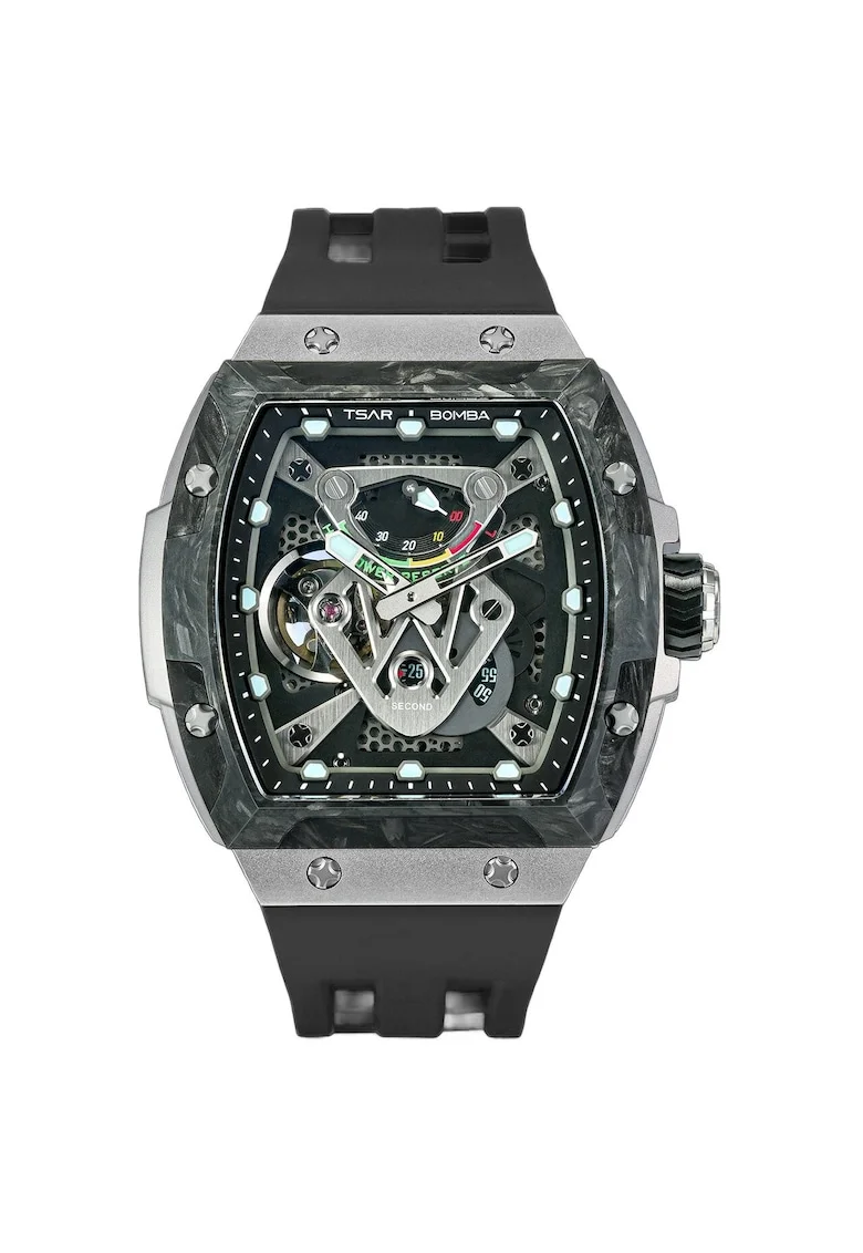 Ceas barbatesc  TB8216TF-01, Automatic, 46mm, 5ATM