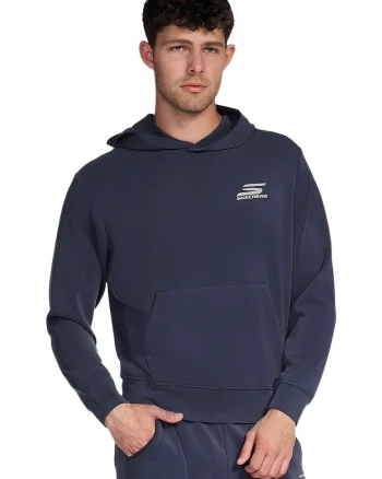 Hanorac barbati  SKECHCLOUD Elevate Hoodie, Albastru
