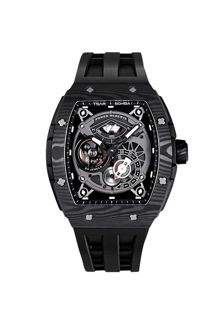 Ceas barbatesc  TB8210CF-01, Automatic, 52mm, 5ATM
