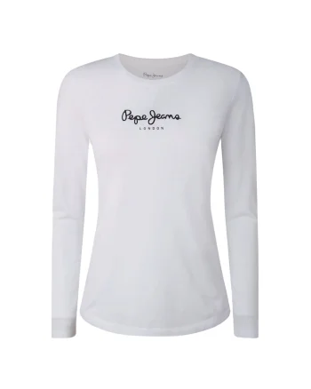 Bluza slim fit din amestec de bumbac, Alb