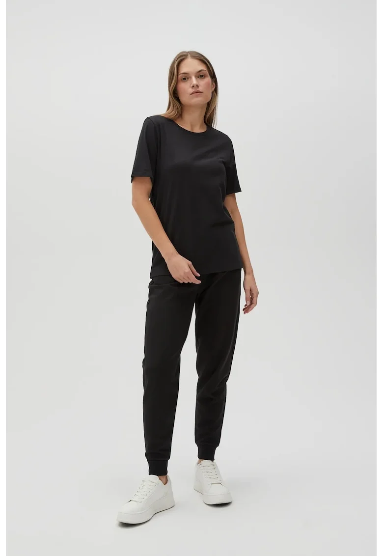 Pantaloni de trening negri pentru femei, Negru