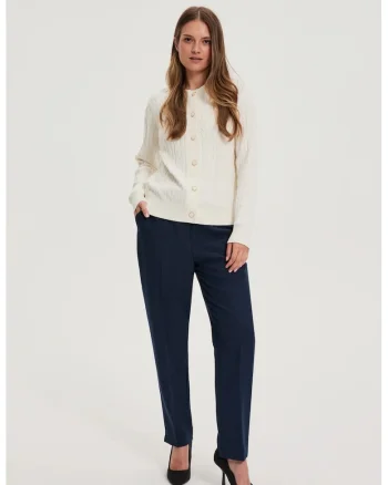 Pantaloni dresi cu dunga albastru inchis, Bleumarin
