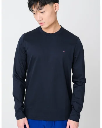 Bluza slim-fit cu decolteu la baza gatului, Albastru ultramarin