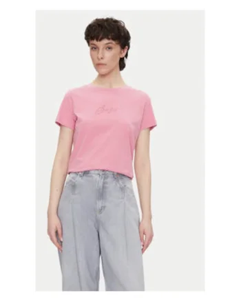 Tricou dama,  Bumbac, Roz