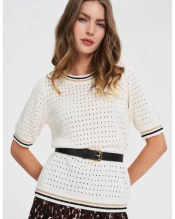 Curea neagra cu model animalier