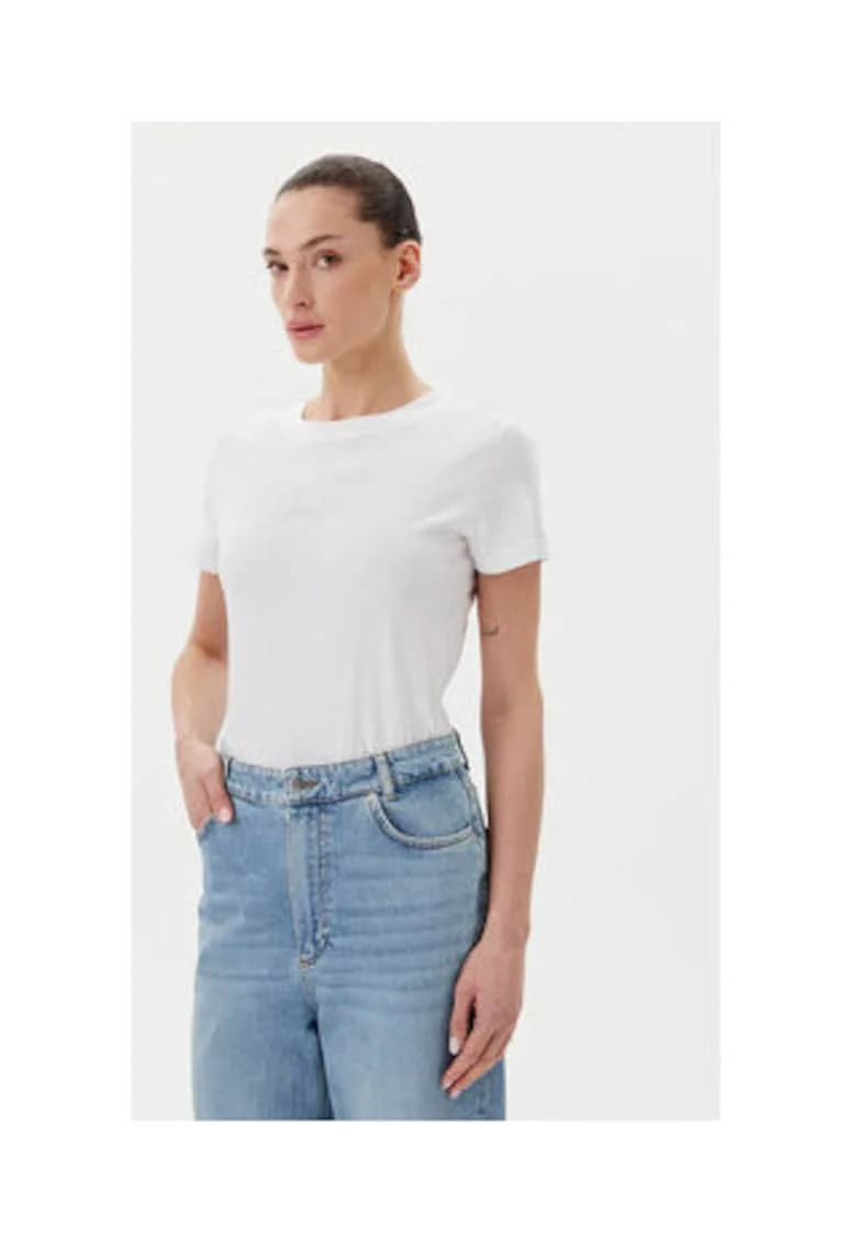 Tricou dama,  Ecru, Alb