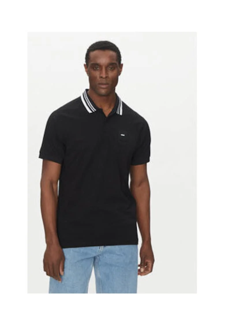 Tricou barbati,  negru, 100% bumbac,