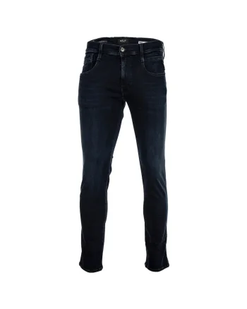 Blugi slim fit Hyperflex Anbass, Albastru indigo