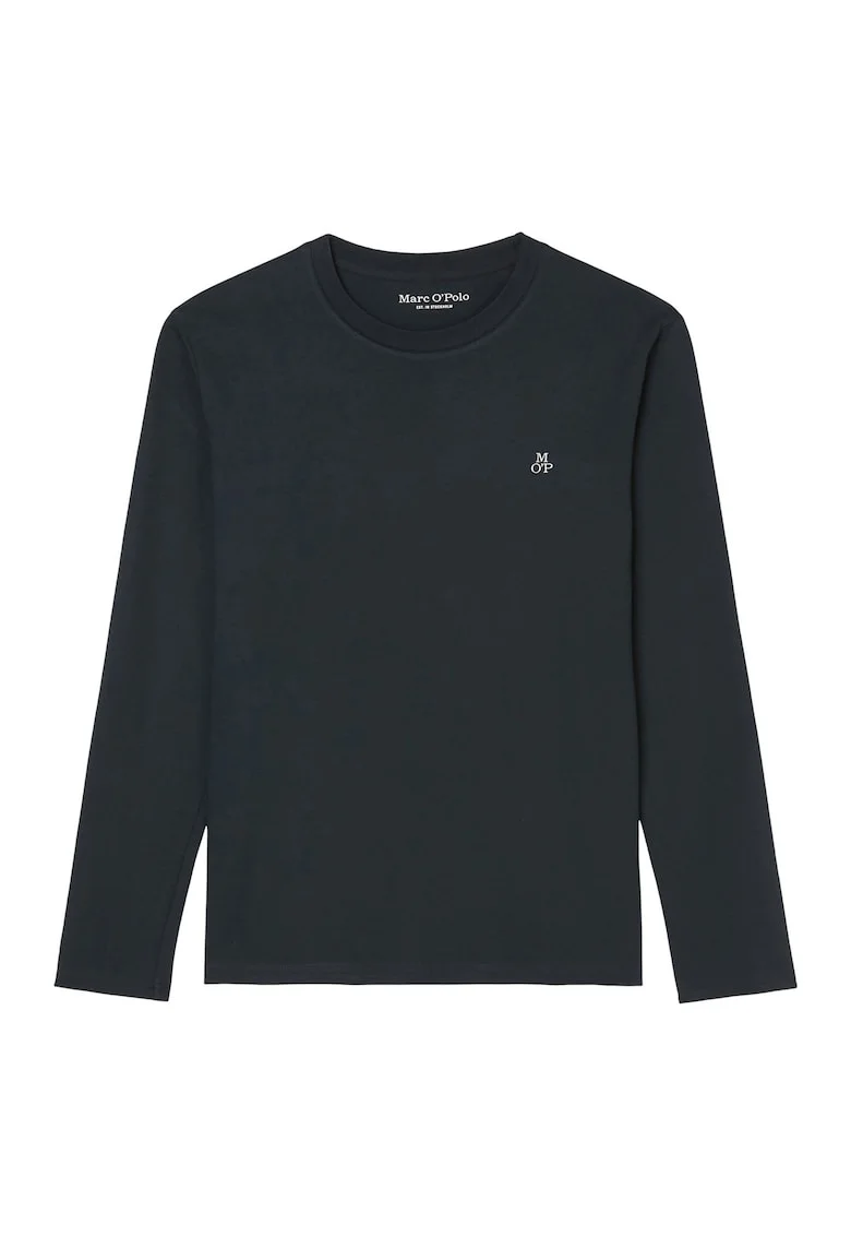 Bluza din bumbac cu maneci lungi, Albastru